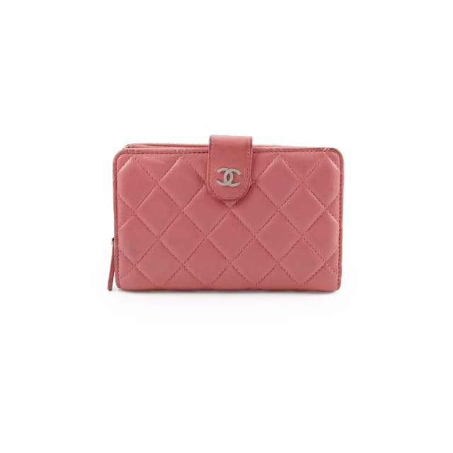 Chanel Compact Wallet Pink in Pink Lambskin from The Purse Affair, photo 1 of 1