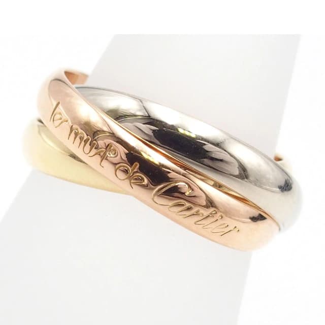Cartier Trinity MM Three Color Gold No 53 Ring in Gold from The Reluxe, photo 1 of 1