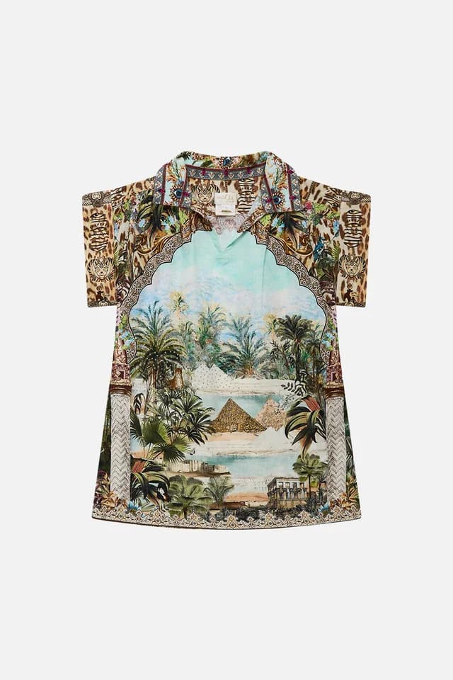 Camilla eBoutique KIDS MINI SHIRT DRESS 4-10 VIEWS OF THE VALLEY, image 1 of 1 from CAMILLA