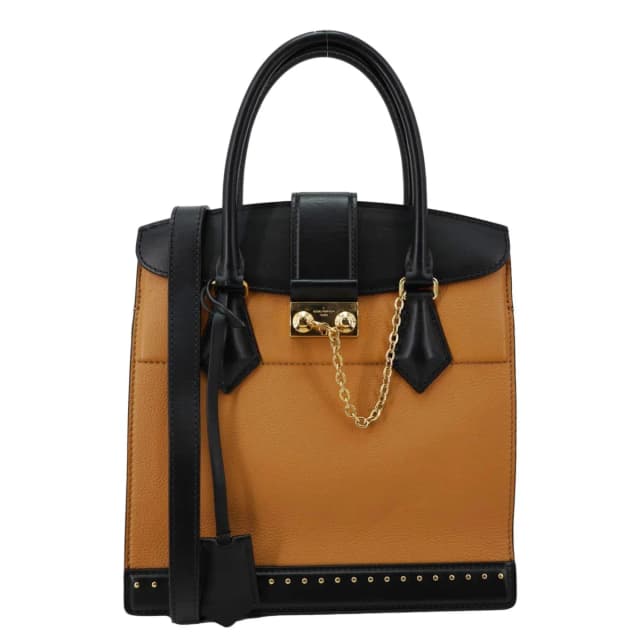 Louis Vuitton Cour Marly PM Calfskin Leather Shoulder Bag Brown in Brown Calfskin from Dallas Designer Handbags, photo 1 of 1