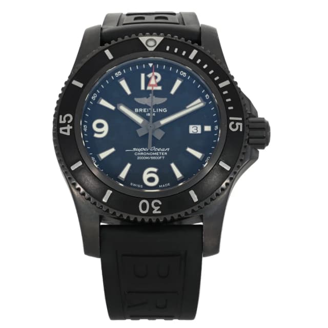 Breitling Superocean M17368 46mm DLC Stainless Steel Watch from H&T, photo 1 of 1