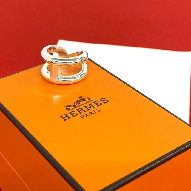 Hermès Osmose PM 925 Sterling Silver Ring in Silver from The Reluxe, photo 1 of 1