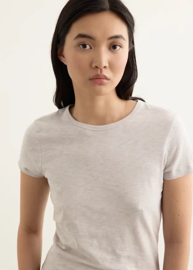 Incu Collection Bijou Baby T-Shirt in CRUSHED CLOUD, image 1 of 1 from Incu