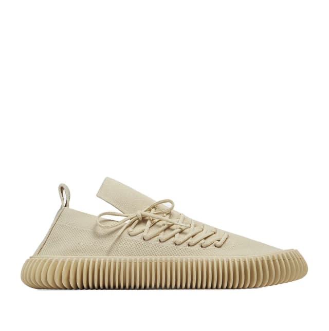 Bottega Veneta Ripple Sneaker Tech Knit, Cane Sugar, image 1 of 1 from Cultstatus