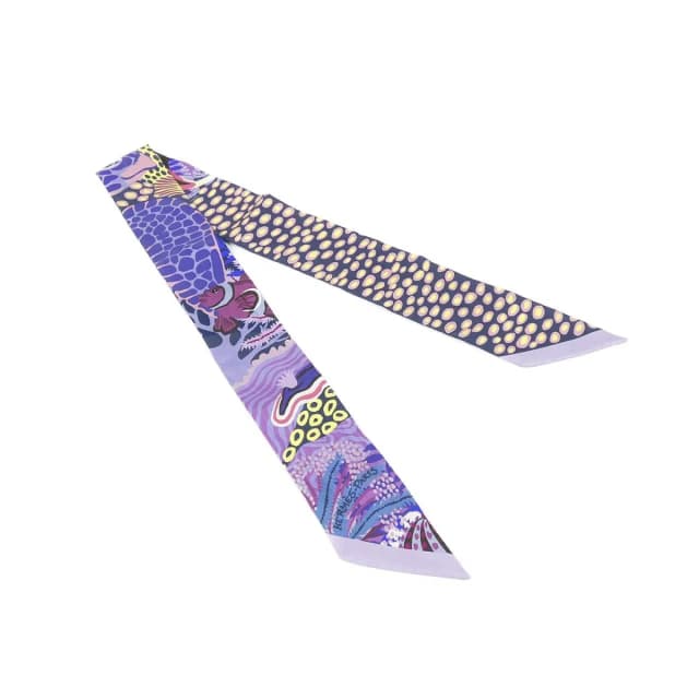 Hermès Twilly Scarf Purple in Purple Silk from The Reluxe, photo 1 of 1