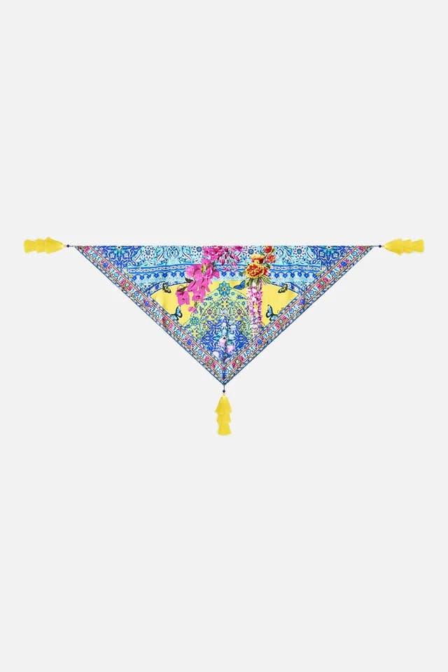 Camilla eBoutique TRIANGLE SCARF WITH TASSELS SULTANAHMET SUMMER, image 1 of 1 from CAMILLA