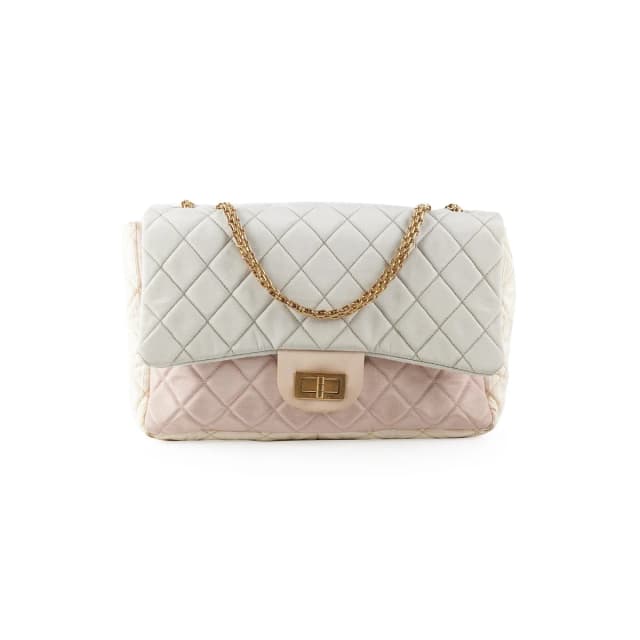 Chanel Tri-Color Microfiber Reissue Jumbo Flap Bag from The Purse Affair, photo 1 of 1