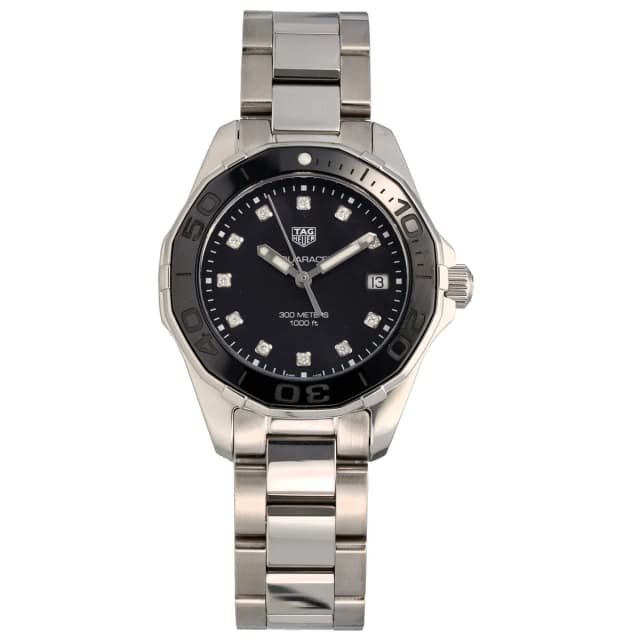 TAG Heuer Aquaracer WAY131M 35mm Stainless Steel Watch from H&T, photo 1 of 1