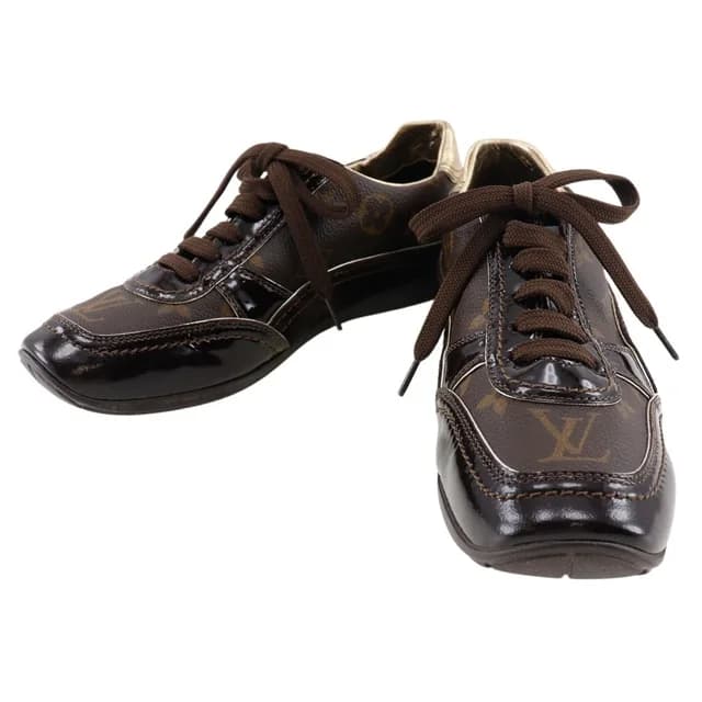 Louis Vuitton Sneakers Monogram Canvas in Black Coated canvas from Elady, photo 1 of 1