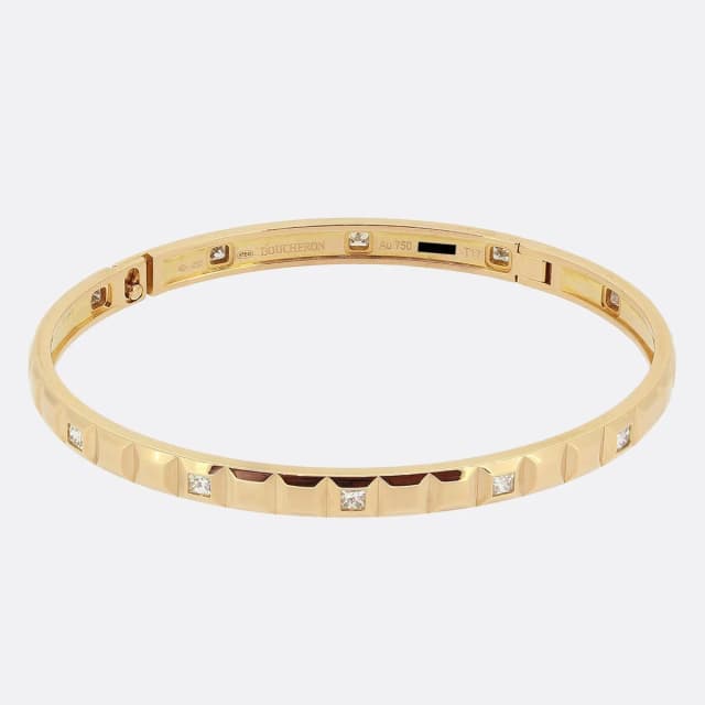 Boucheron Diamond Quatre Clou de Paris Bangle from The Vintage Jeweller, photo 1 of 1