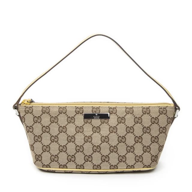 Gucci Pouch Beige Tan GG Canvas in Brown Canvas from The Reluxe, photo 1 of 1