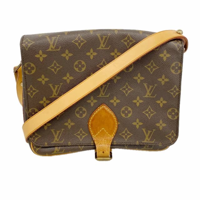 Louis Vuitton Shoulder Bag Monogram Cartouchiere GM Brown in Brown from The Reluxe, photo 1 of 1