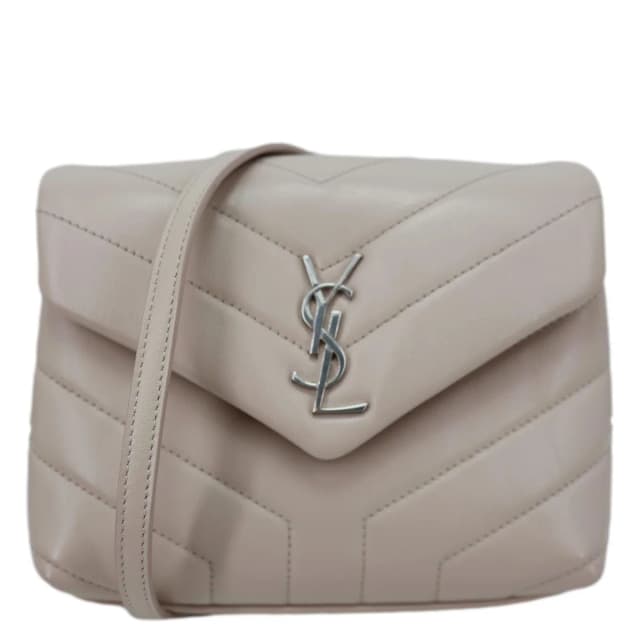 Saint Laurent Loulou Toy Quilted Leather Crossbody Bag Pink in Pink Leather from Dallas Designer Handbags, photo 1 of 1