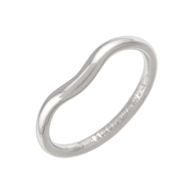 Tiffany & Co. Curved Band Ring Platinum from The Reluxe, photo 1 of 1