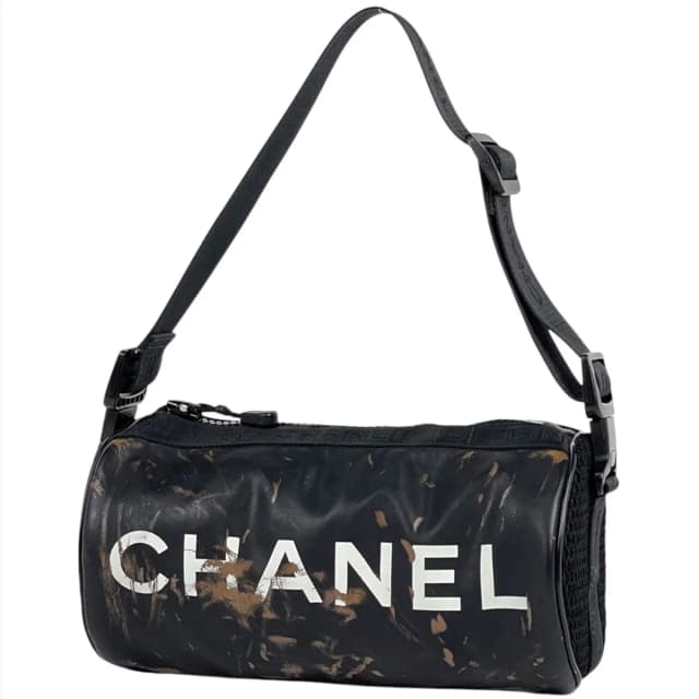 Chanel Shoulder Bag Sports Line Black in Black Coated canvas from The Reluxe, photo 1 of 1