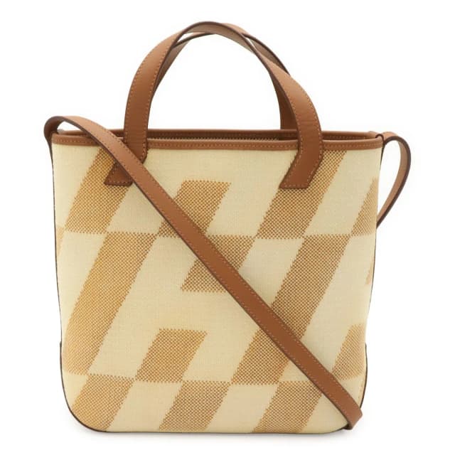 Hermès Ambie 27 PM Tote 2-Way Shoulder Bag Toile H Canvas Ecru in Canvas from The Reluxe, photo 1 of 1