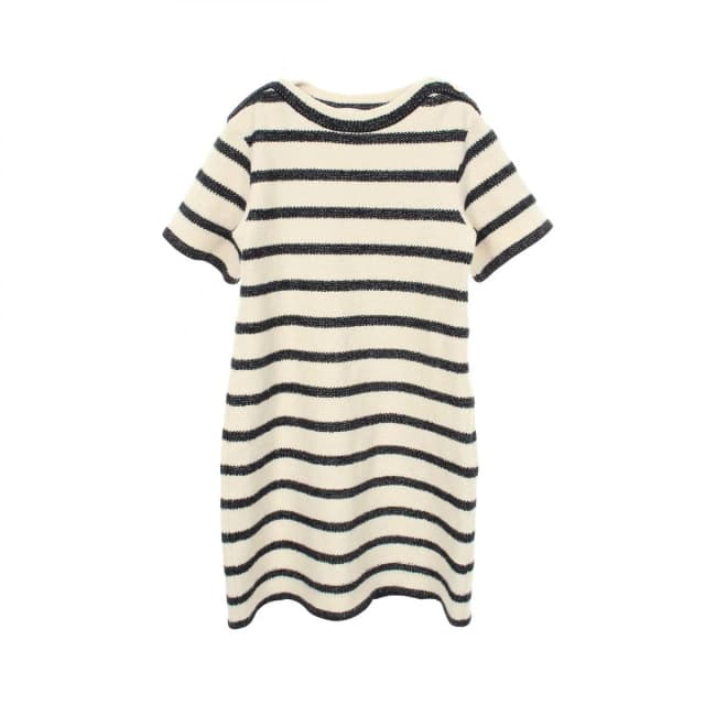 Dior Dress Border Short Sleeve Cotton Wool in Wool from The Reluxe, photo 1 of 1