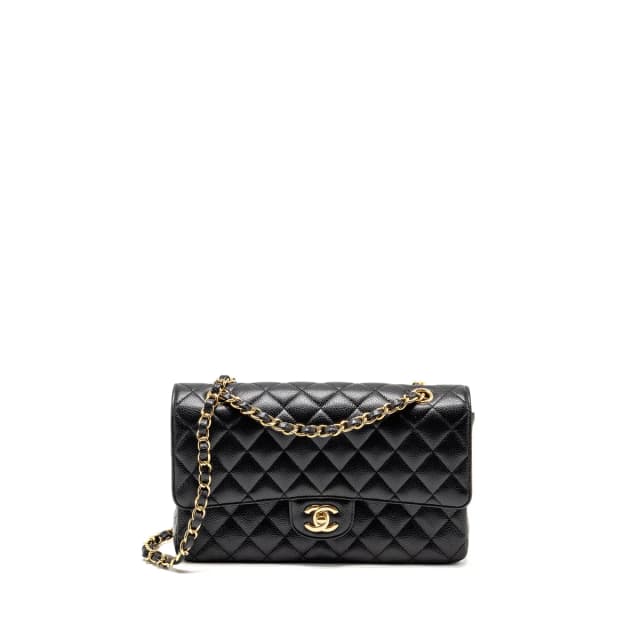 Chanel Medium Classic Double Flap Bag Caviar Black LGHW in Black Caviar leather from EMIER, photo 1 of 1