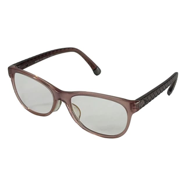 Chanel Ice Quilt CC Logo Wellington Eyewear 54 16 Bordeaux in Burgundy from The Reluxe, photo 1 of 1
