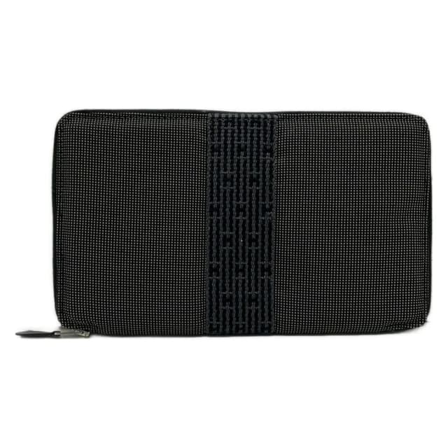Hermès Wallet Herline Purse GM Gray Zip Around in Grey from The Reluxe, photo 1 of 1
