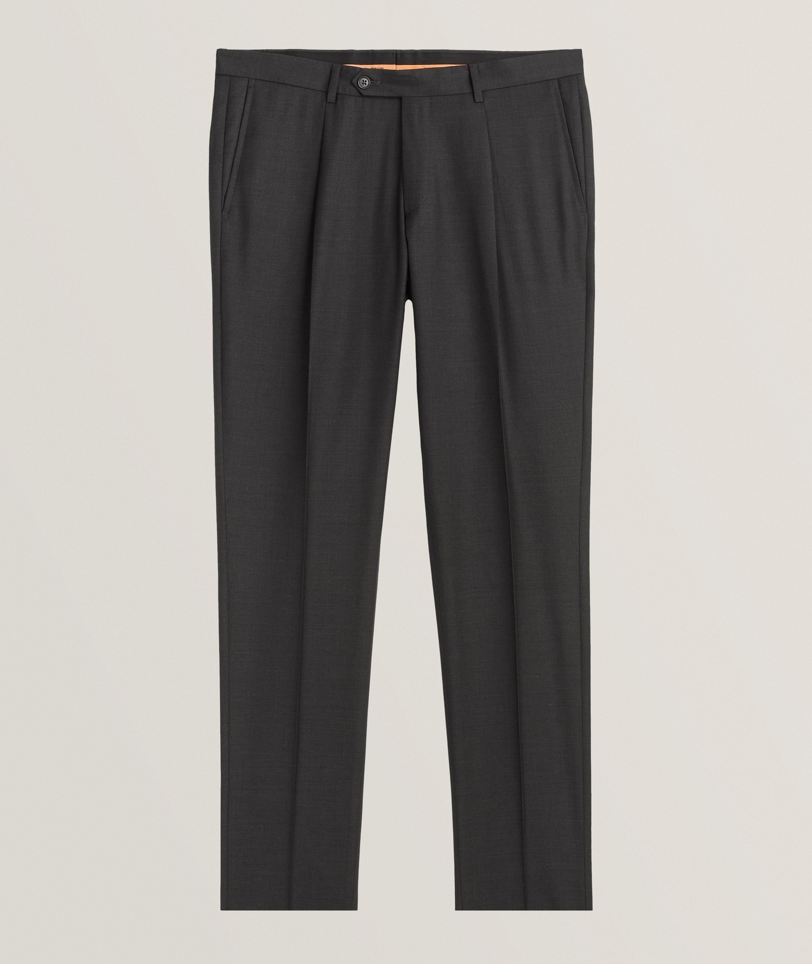 Harold Mélange Wool Dress Pants in Black, image 1 of 1 from Harry Rosen