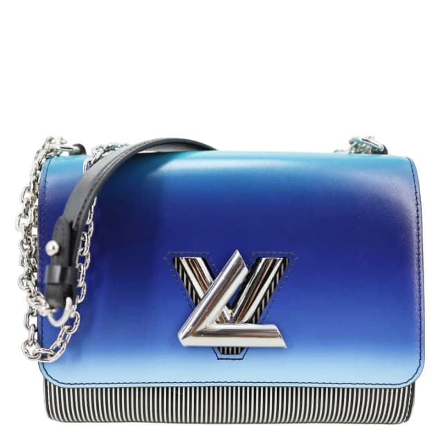 Louis Vuitton Twist Leather Shoulder Bag Blue Klein Blue in Blue Leather from Dallas Designer Handbags, photo 1 of 1