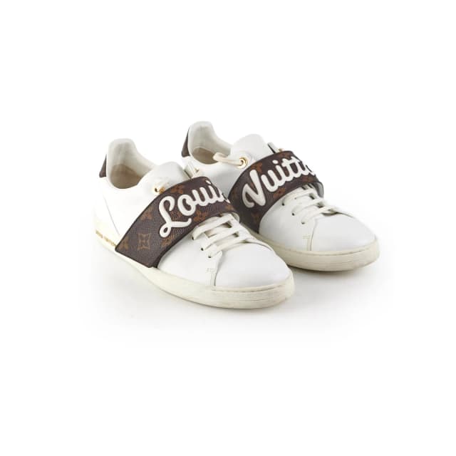 Louis Vuitton Leather Sneakers Size 40 in Canvas from The Purse Affair, photo 1 of 1