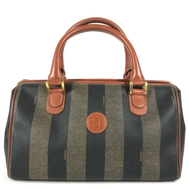 Fendi Handbag Pecan Vintage Leather Khaki in Green Leather from The Reluxe, photo 1 of 1