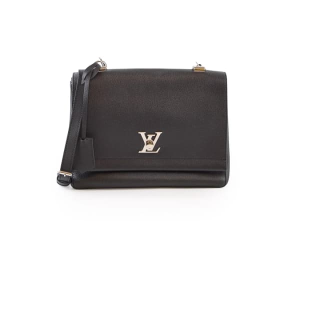Louis Vuitton Lockme Cartable Handbag Black Calfskin in Black Calfskin from The Purse Affair, photo 1 of 1