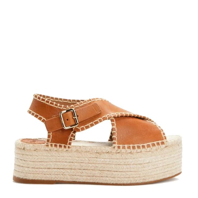 Chloé Lucinda Flatform Espadrille, Luminous Ochre, image 1 of 1 from Cultstatus