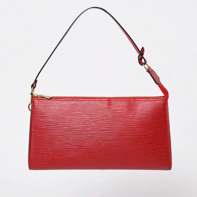 Louis Vuitton Pochette Accessoires Epi Leather Castilian Red Gold in Red Leather from The Reluxe, photo 1 of 1