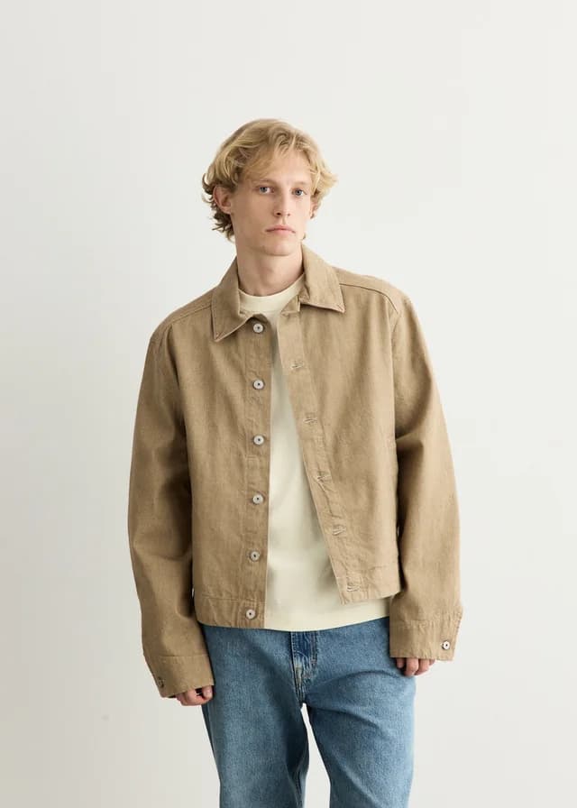 Jacquemus La Veste De-Nimes Mirada in BEIGE 150, image 1 of 1 from Incu