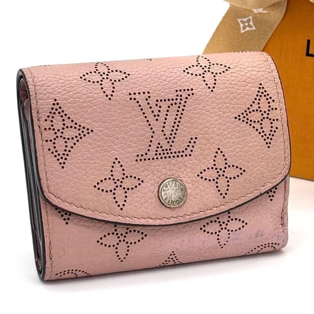 Louis Vuitton Mahina Portefeuille Iris XS Pink Trifold Wallet in Pink Leather from The Reluxe, photo 1 of 1