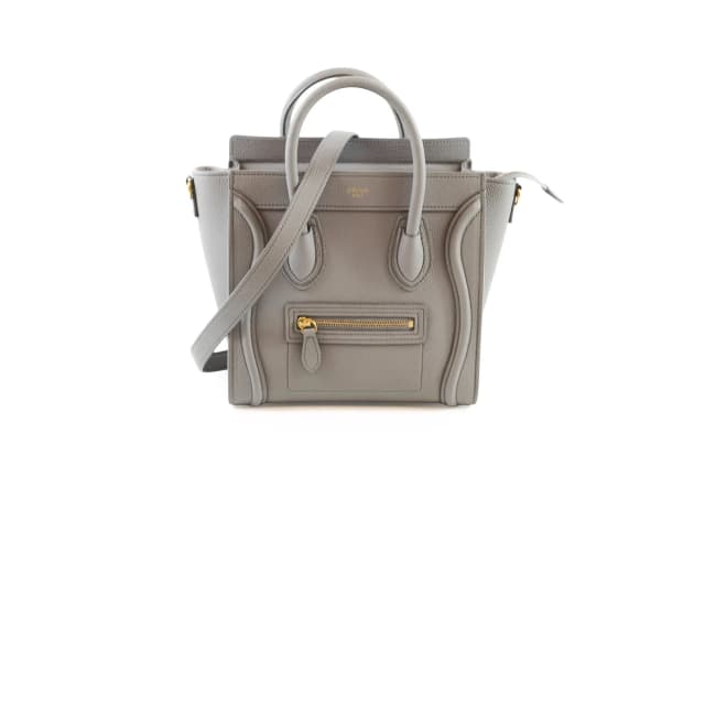Celine Luggage Nano Grey in Grey from The Purse Affair, photo 1 of 1
