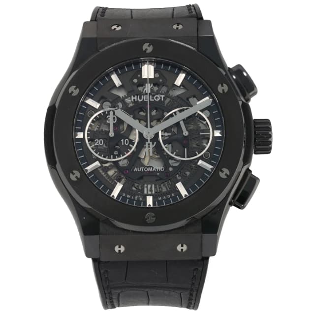 Hublot Classic Fusion 525.CH.0170.LR 45mm Titanium Watch in Leather from H&T, photo 1 of 1