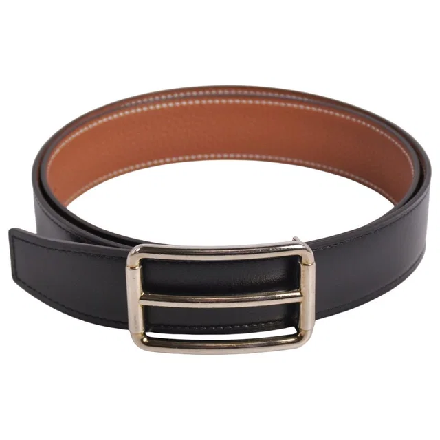 Hermès Belt Leather Reversible Buckle les in Leather from The Reluxe, photo 1 of 1