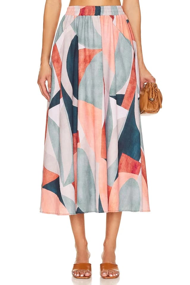 PEIXOTO Paula Skirt in Riad Gardens, image 1 of 1 from REVOLVE (Canada)