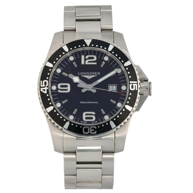 Longines Hydro Conquest L3.840.4 44mm Stainless Steel Watch from H&T, photo 1 of 1
