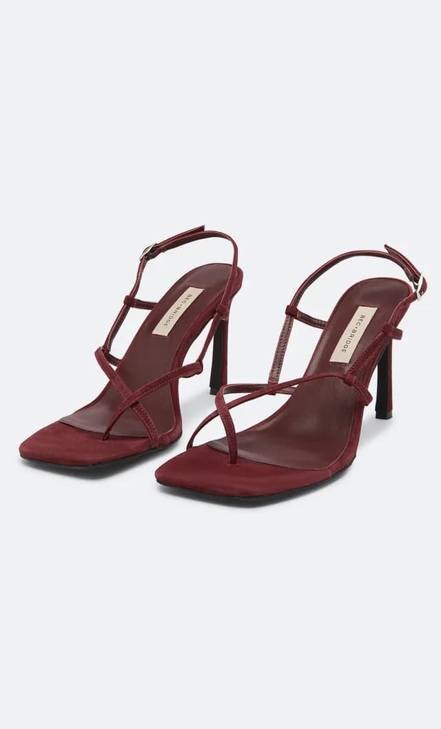 Bec&Bridge KATE HEEL - BURGUNDY, image 1 of 1 from BEC + BRIDGE