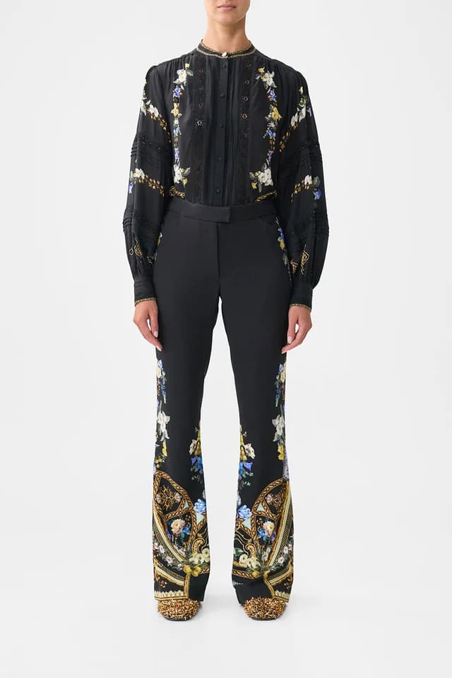 Camilla eBoutique FLARE TROUSER WITH SEAM DETAIL OTTOMAN ELEGANCE, image 1 of 1 from CAMILLA