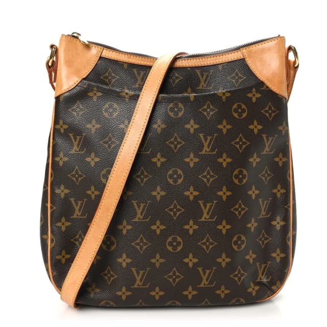 Louis Vuitton Odeon MM Monogram Coated Canvas Bag - Brown in Brown Coated canvas from H&T, photo 1 of 1