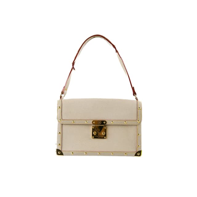 Louis Vuitton Suhali Cream Shoulder Bag in White Leather from The Purse Affair, photo 1 of 1