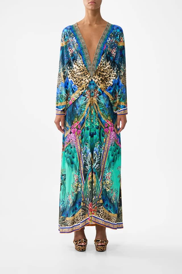 Camilla eBoutique TUCK FRONT JERSEY DRESS ANIMAL ALCHEMY, image 1 of 1 from CAMILLA