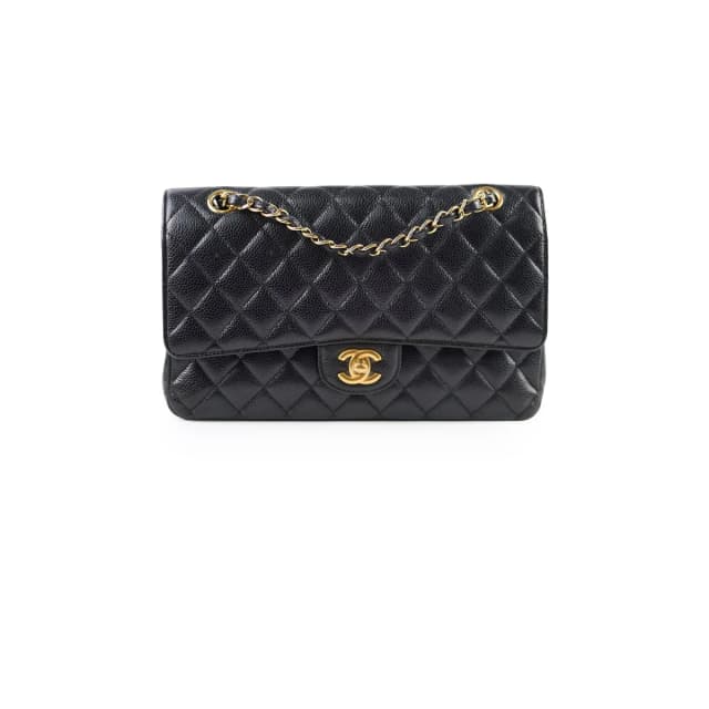 Chanel Classic Flap Medium Caviar Black in Black Caviar leather from The Purse Affair, photo 1 of 1