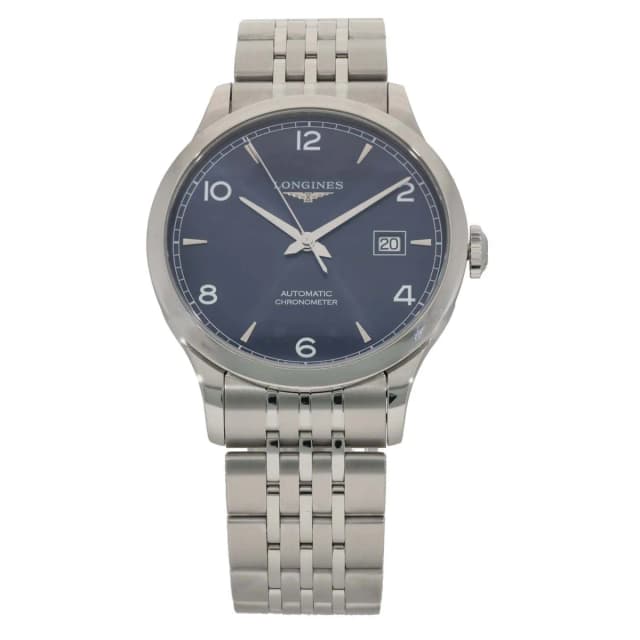 Longines Record L2.821.4 40mm Stainless Steel Watch from H&T, photo 1 of 1