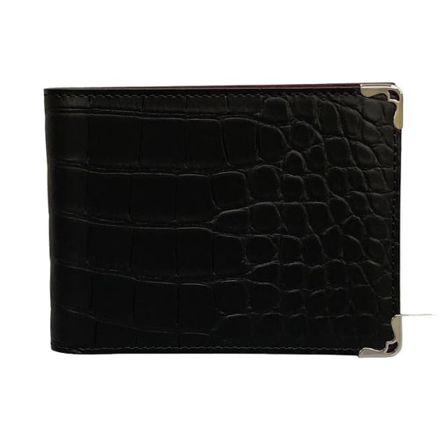 Cartier Wallet Must Black in Black Crocodile from The Reluxe, photo 1 of 1