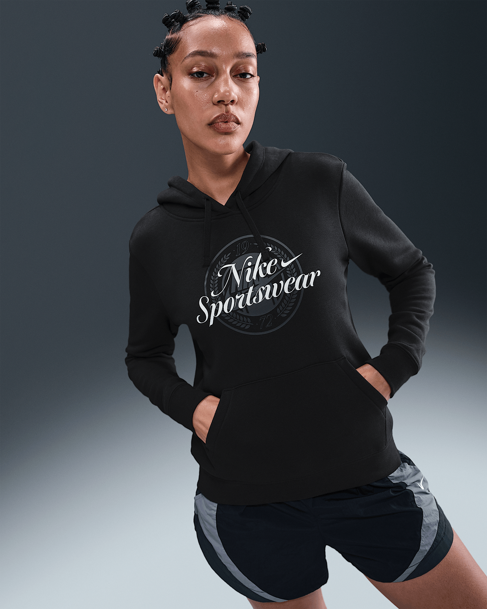 Nike Sportswear Club Fleece in Black, image 1 of 1 from Nike