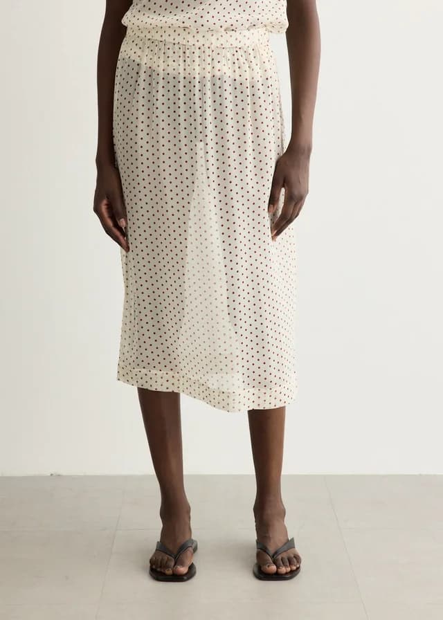 Blanca Orla Skirt in Cream, image 1 of 1 from Incu