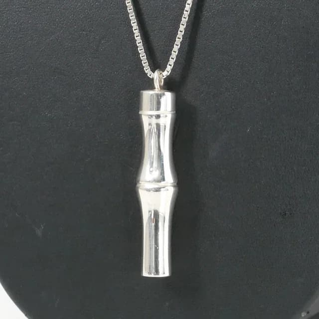 Gucci Necklace Bamboo 925 Sterling Silver Venetian Chain RB in Silver from The Reluxe, photo 1 of 1