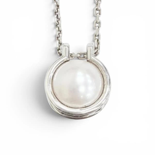 Tiffany & Co. HardWear Fresh Water Pearl Link Pendant Silver in Silver from The Reluxe, photo 1 of 1